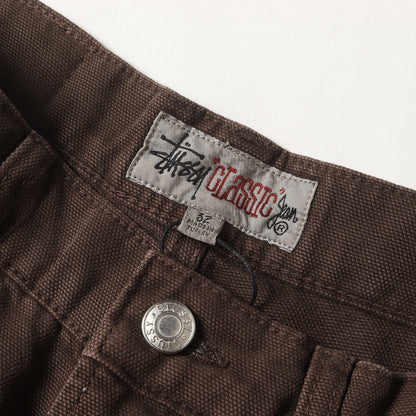 24SS ウォッシュ加工 キャンバス 5ポケット パンツ(CLASSIC JEANS WASHED CANVAS)