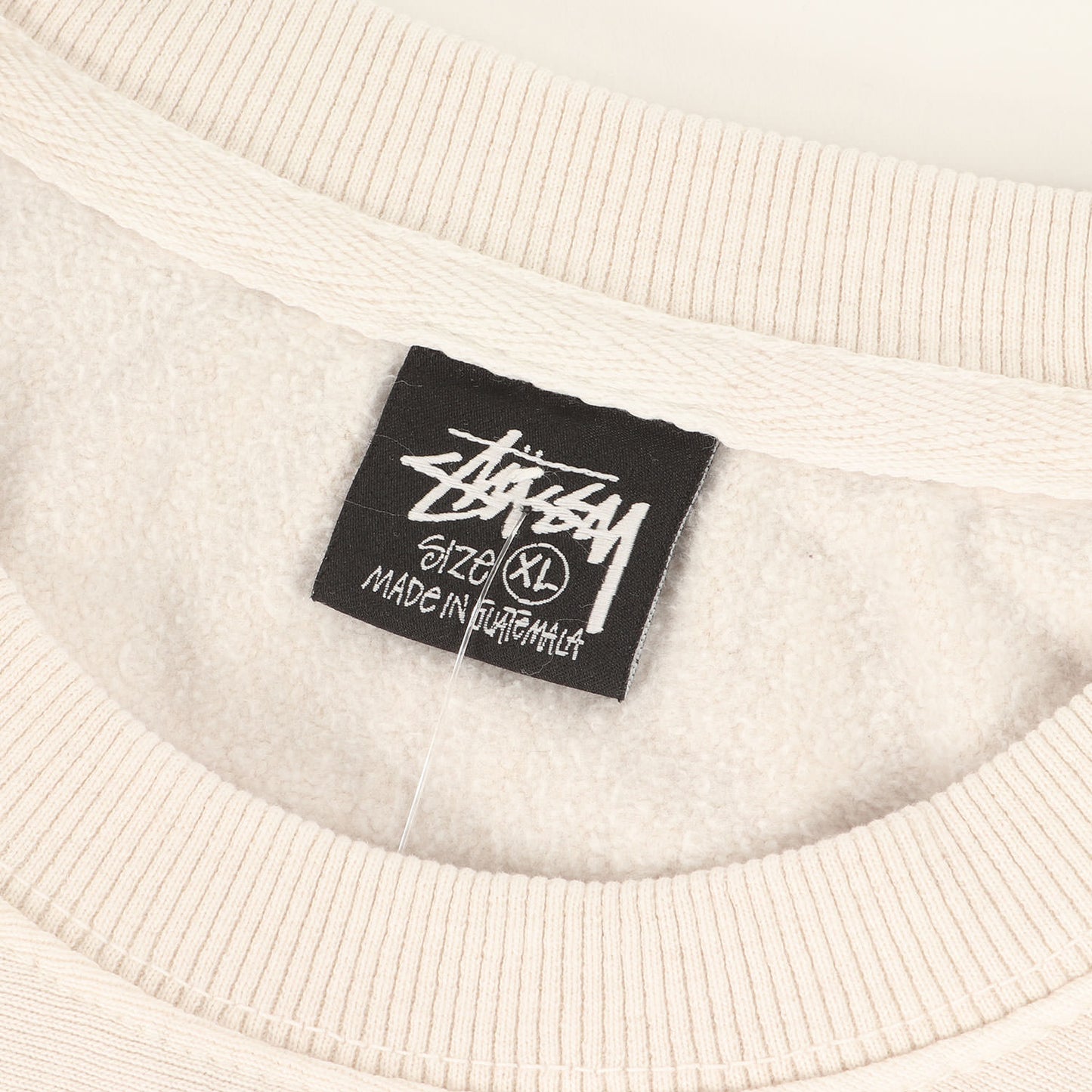 ピグメントダイ加工 ストックロゴ スウェット(BASIC STUSSY PIG DYED CREW)