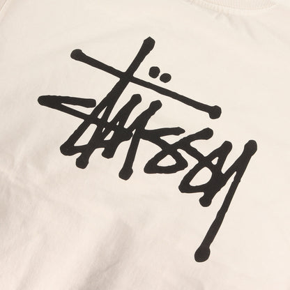 ピグメントダイ加工 ストックロゴ スウェット(BASIC STUSSY PIG DYED CREW)