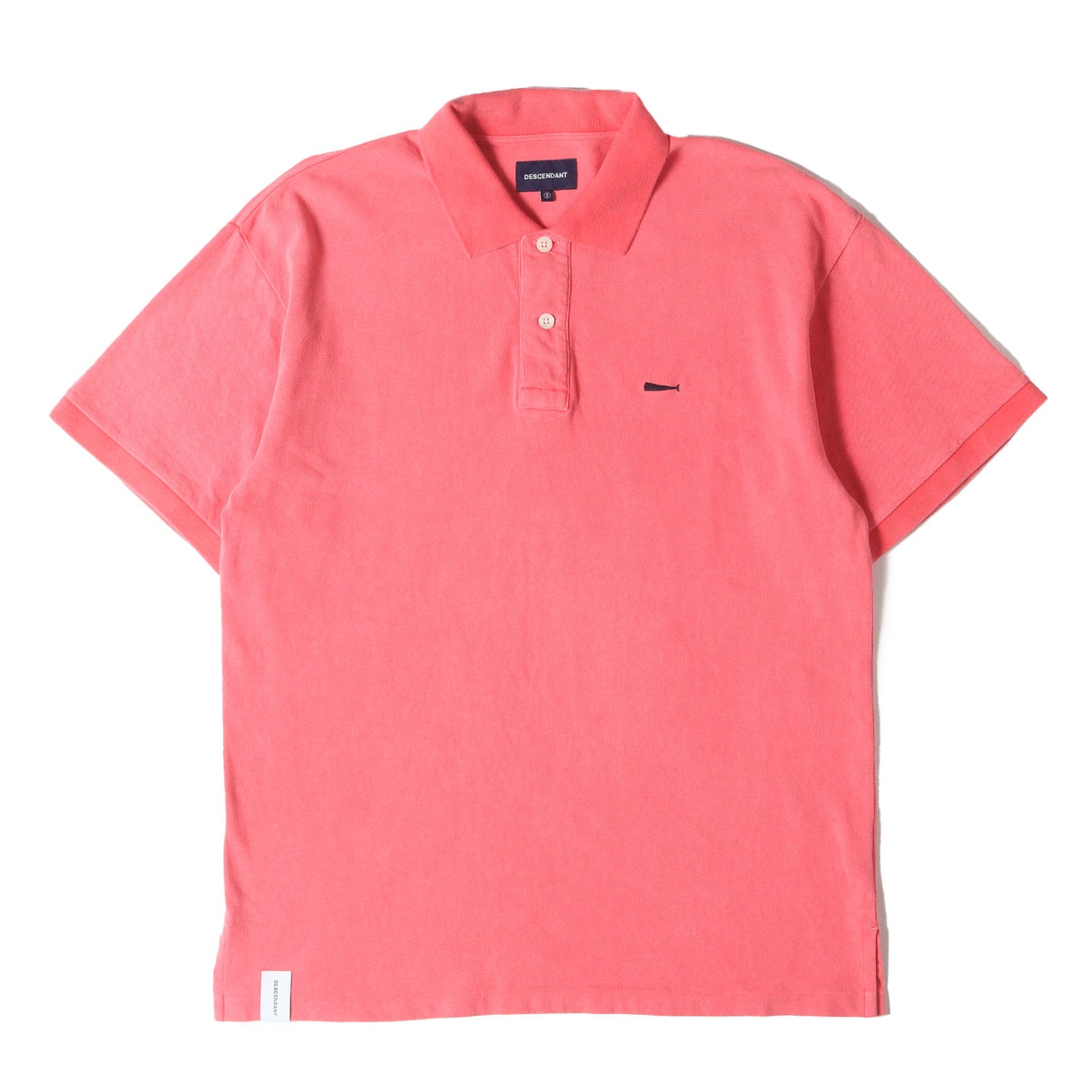 21SS ピグメントダイ加工 鹿の子 ポロシャツ(POLO PIGMENT DYE SS)