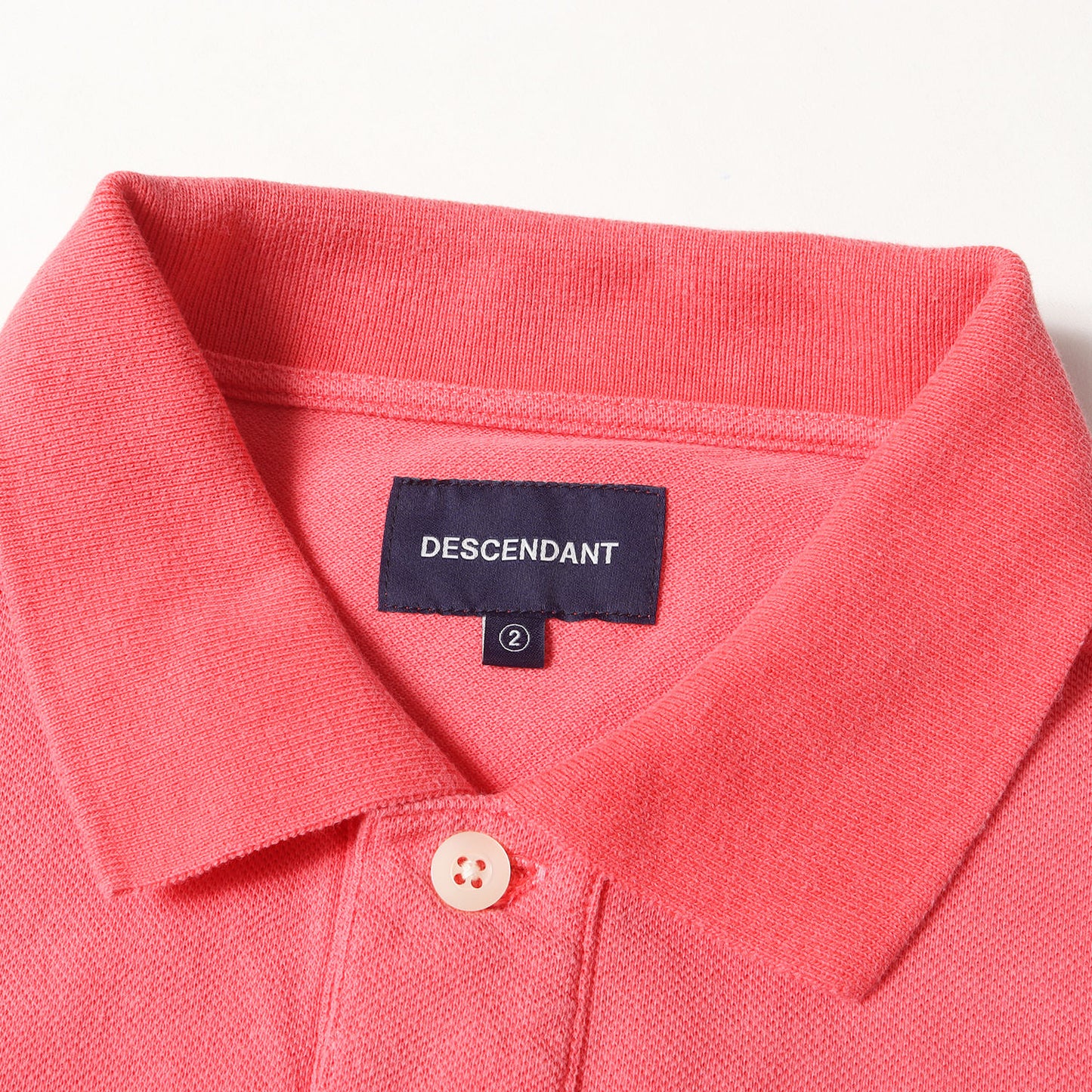 21SS ピグメントダイ加工 鹿の子 ポロシャツ(POLO PIGMENT DYE SS)