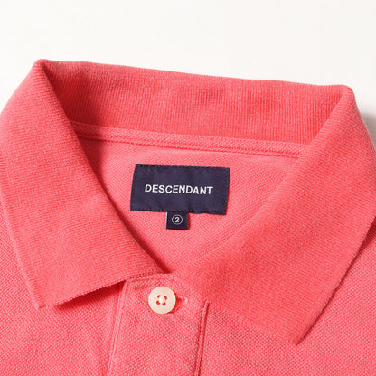 21SS ピグメントダイ加工 鹿の子 ポロシャツ(POLO PIGMENT DYE SS)