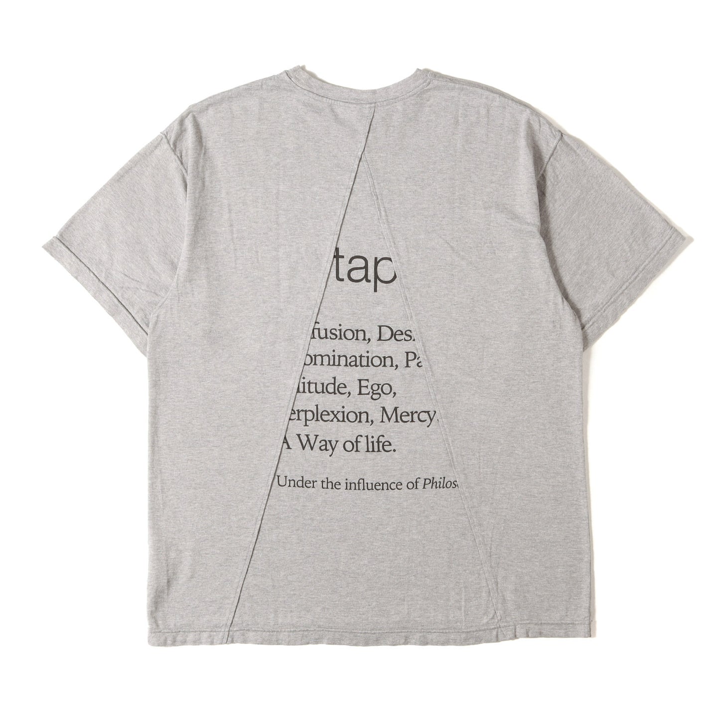 23SS 切替しデザイン クルーネック Tシャツ (INGREDIENT / SS / COTTON)