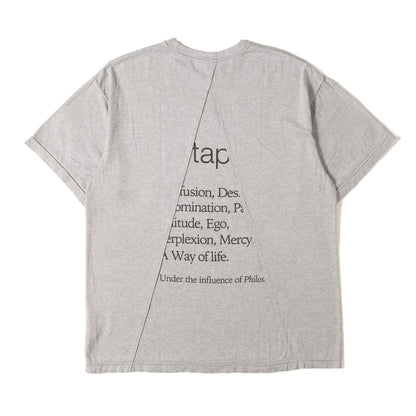 23SS 切替しデザイン クルーネック Tシャツ (INGREDIENT / SS / COTTON)