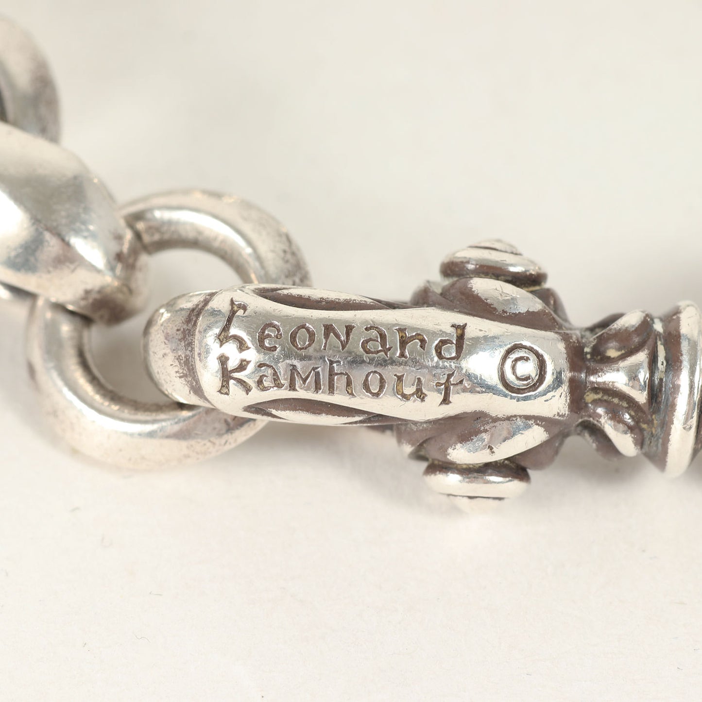 シルク シグネット ブレスレット LK刻印(Silk Cygnet Bracelet ショート)