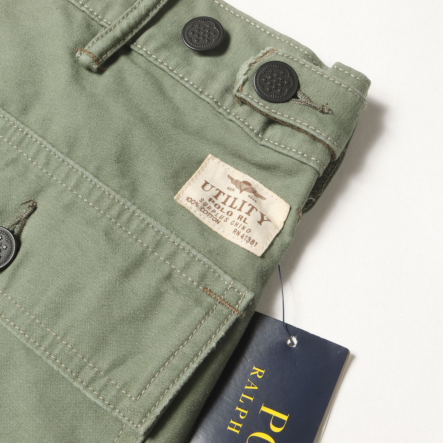 [現行モデル] ペンキ加工 コットンサテン ユーティリティ ベイカーパンツ