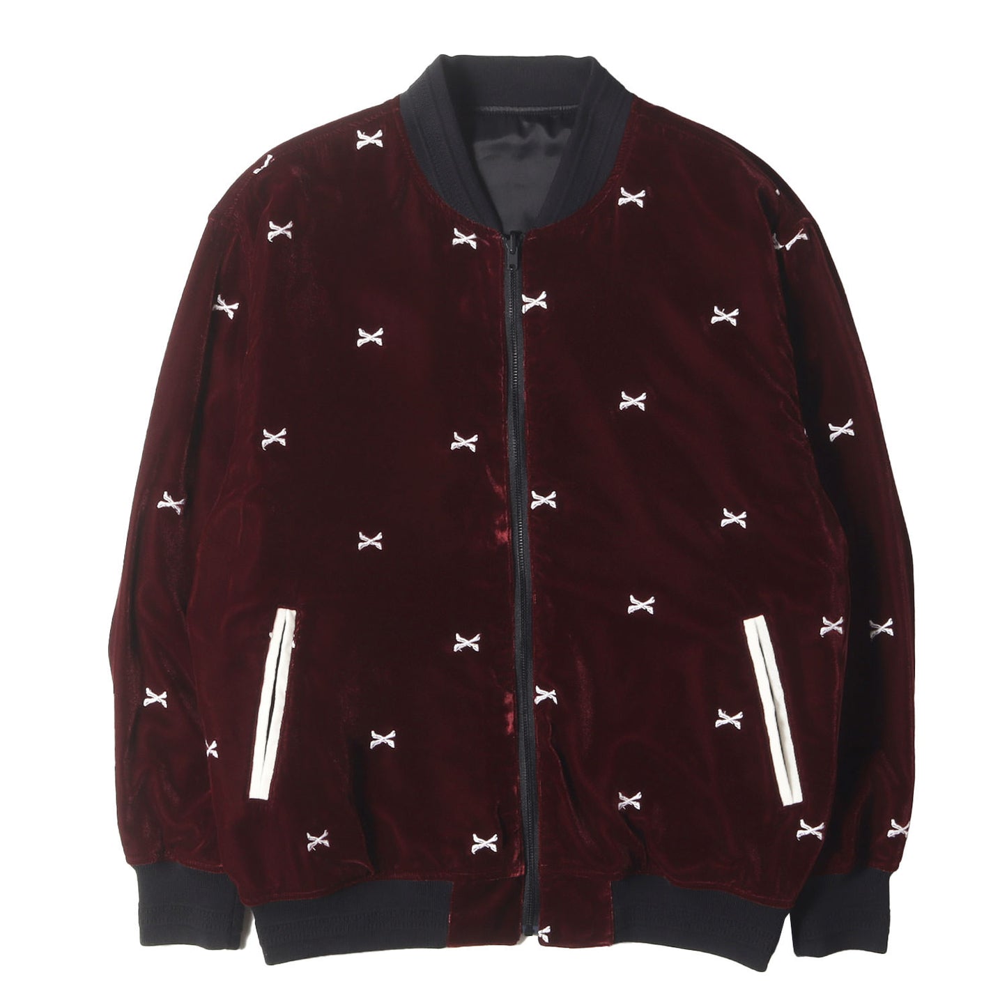 23AW クロスボーン ベルベット リバーシブル ジャケット(GUTTER / JACKET / POLY. VVT. TEXTILE)