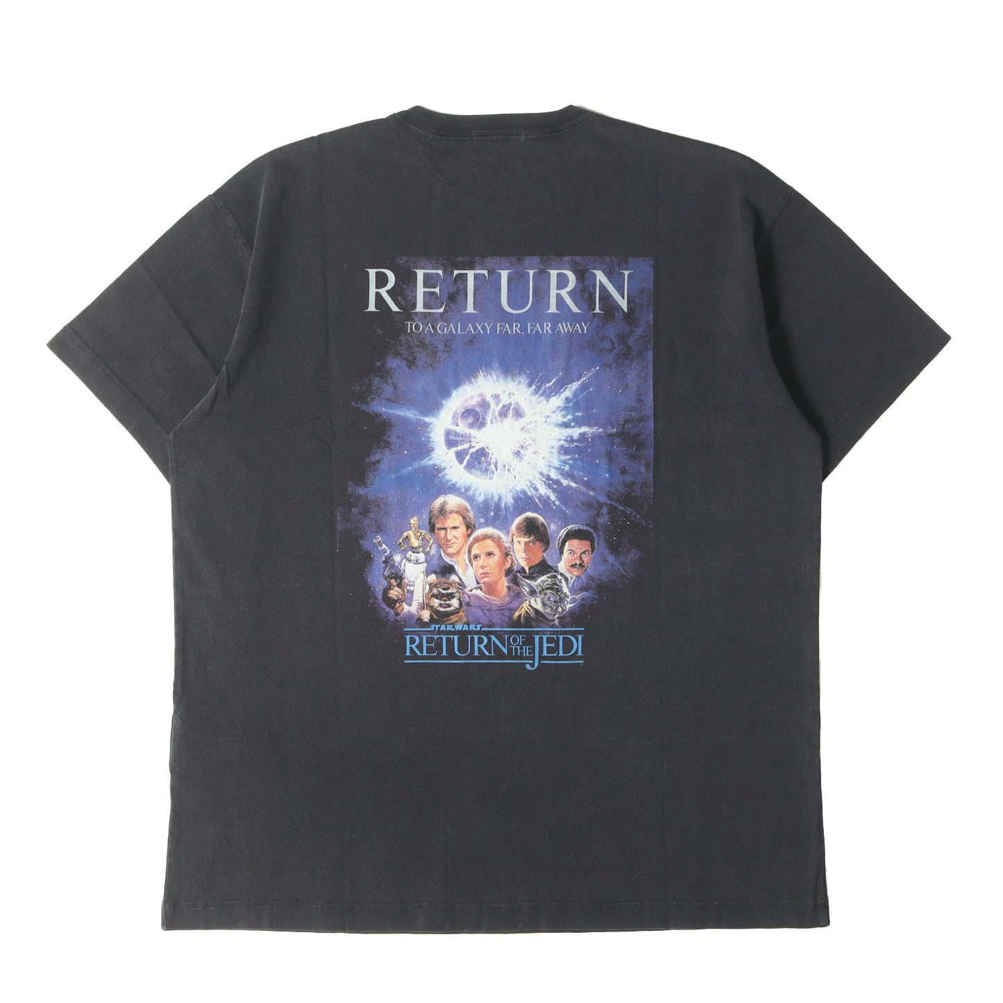 23SS ×STAR WARS ヴィンテージ加工 ジェダイの帰還 ポスター Tシャツ(Return Of The Jedi Poster Vintage Tee)