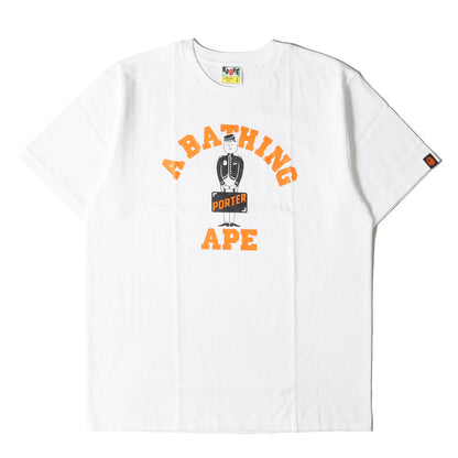 25SS ×PORTER STAND カレッジロゴ Tシャツ