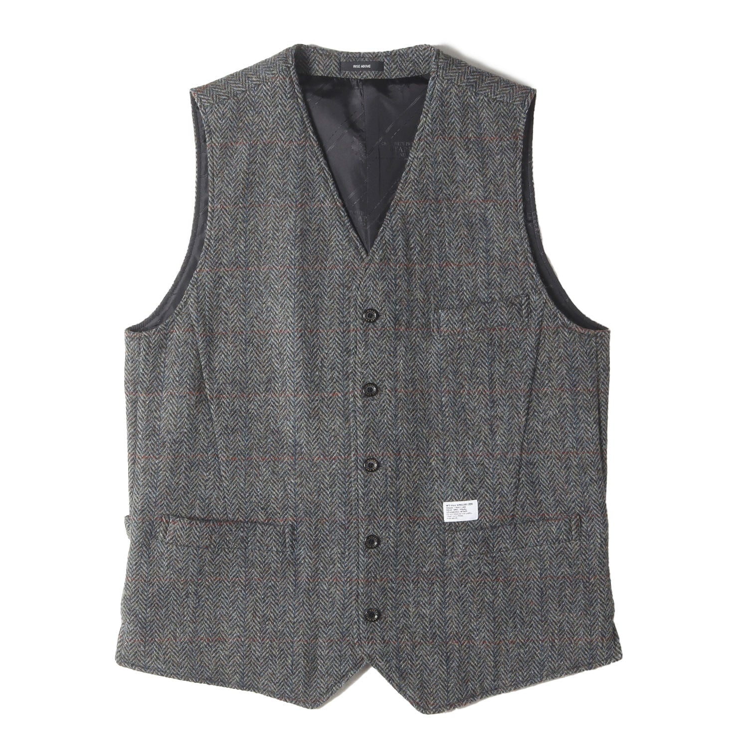 wtaps × Harris Tweed McQUEEN VEST Harris Tweed ツイード マックイーン ベスト(McQUEEN VEST) - ブランド
