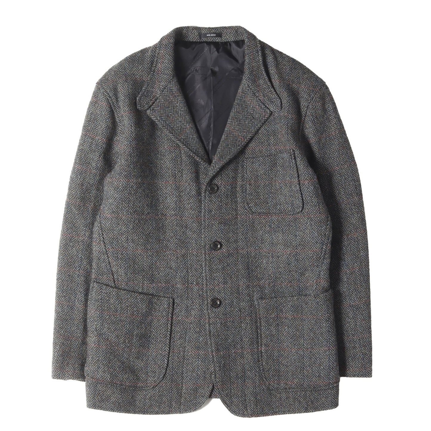 ×Harris Tweed ツイード マックイーン 3つボタン ワークジャケット(McQUEEN / JACKET)