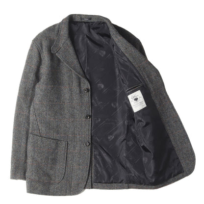 ×Harris Tweed ツイード マックイーン 3つボタン ワークジャケット(McQUEEN / JACKET)