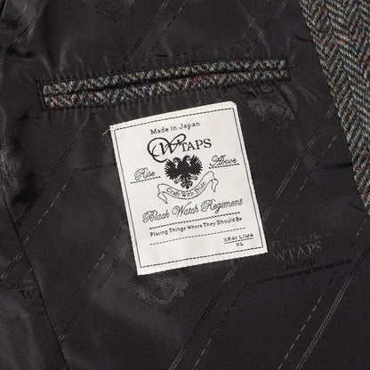 ×Harris Tweed ツイード マックイーン 3つボタン ワークジャケット(McQUEEN / JACKET)