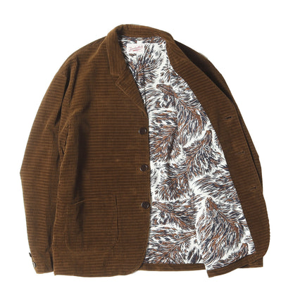 コーデュロイ 裏地ウルフ柄 ワークジャケット(T-CORDUROY JKT)