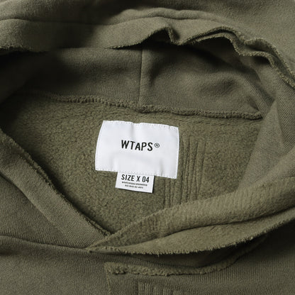 21SS アシンメトリー レイヤード スウェット パーカー(RAGS / HOODED)