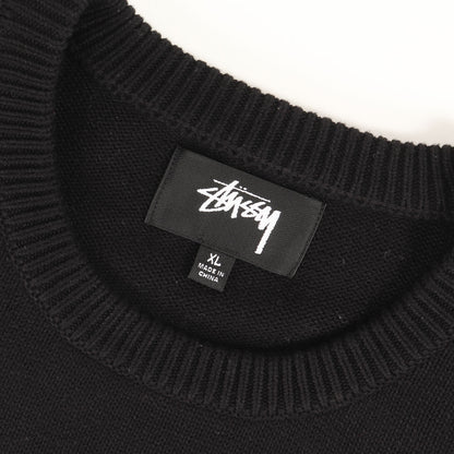 22AW ビッグストックロゴ コットンニット セーター(Stock Sweater)