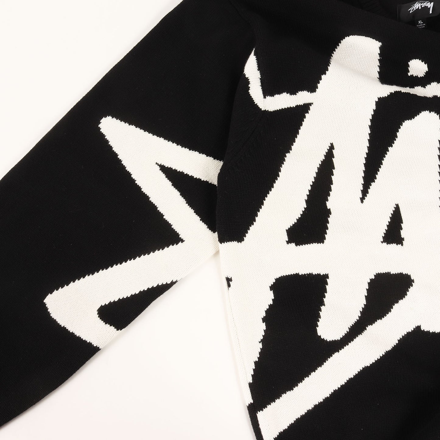 22AW ビッグストックロゴ コットンニット セーター(Stock Sweater)