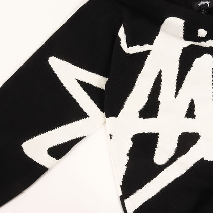 22AW ビッグストックロゴ コットンニット セーター(Stock Sweater)