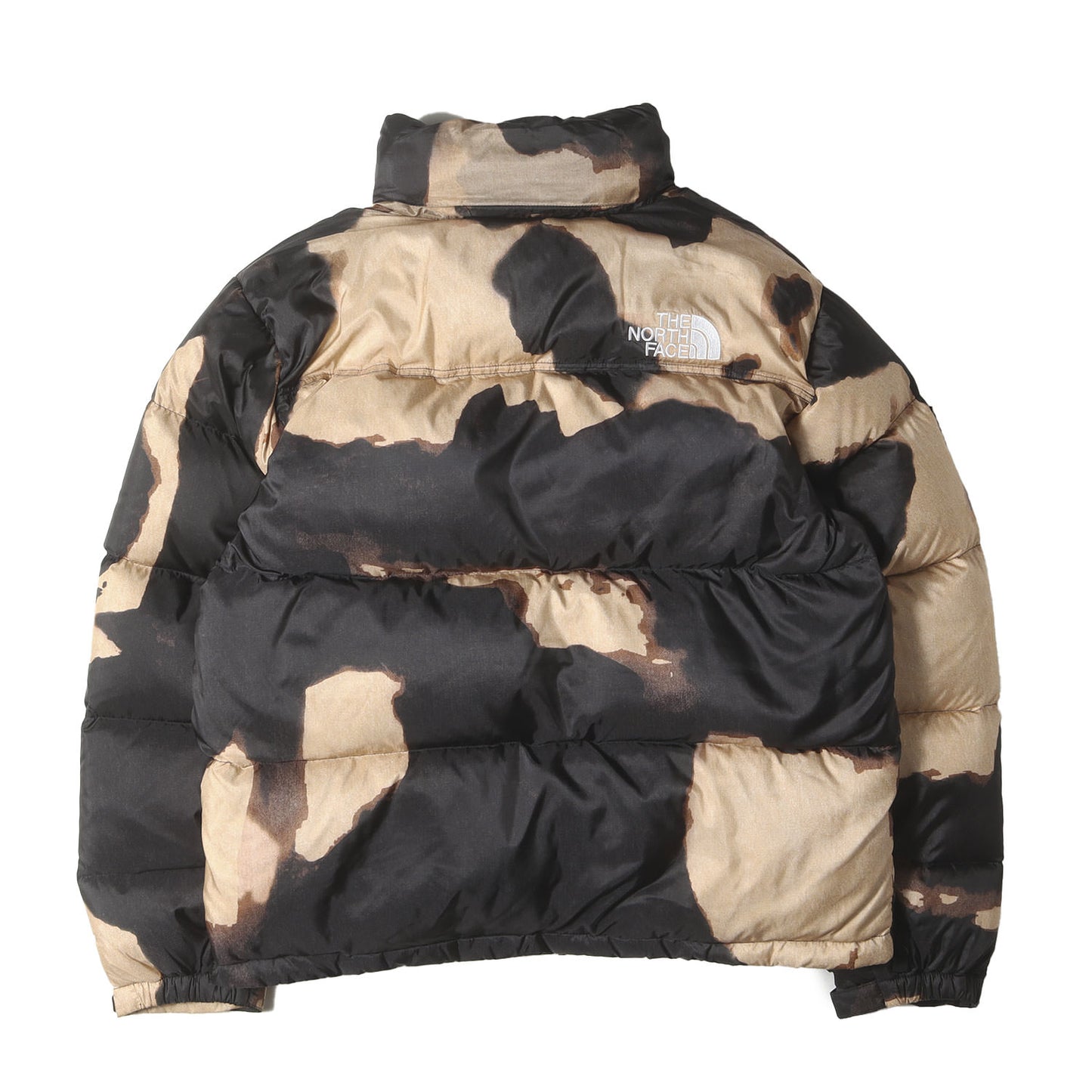 21AW ×THE NORTH FACE ブリーチド デニム プリント ヌプシ ダウンジャケット(Bleached Denim Print Nuptse Jacket)