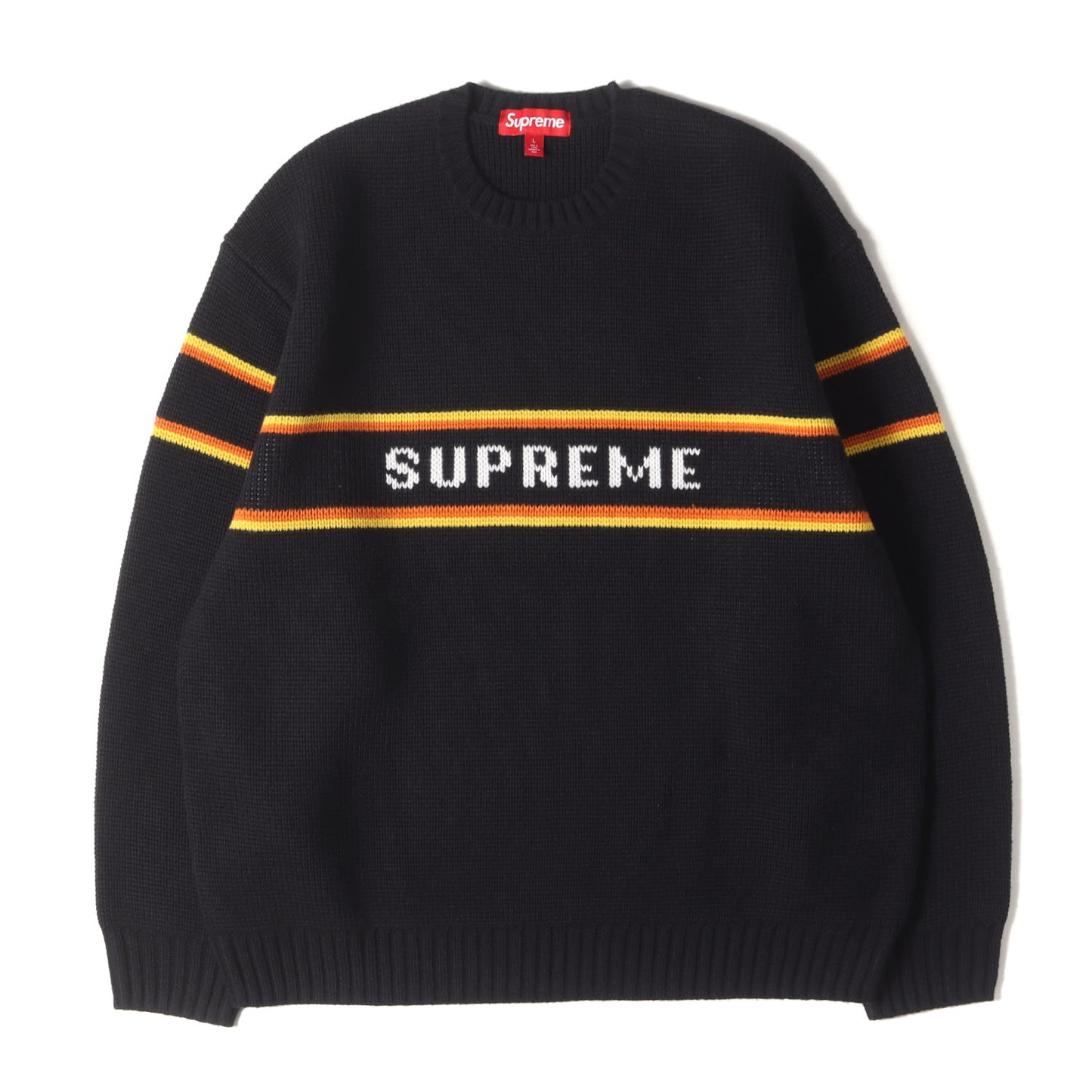 23AW チェストボーダー ニット セーター(Chest Stripe Sweater)