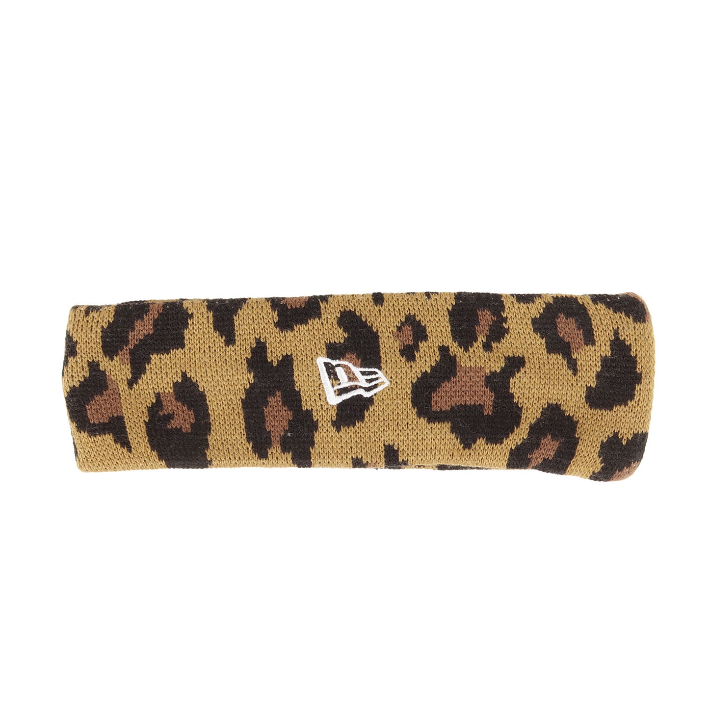 ×NEW ERA レオパード柄 ビックロゴ ヘッドバンド / ヘアバンド(Big Logo Headband)
