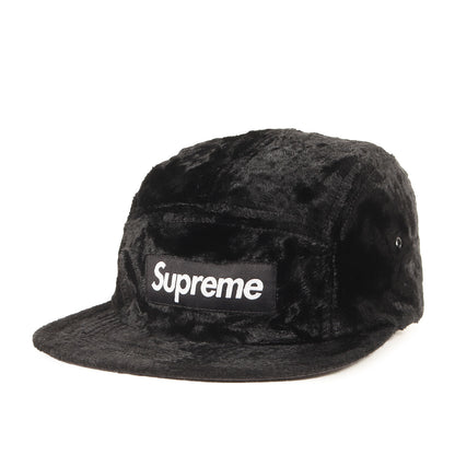 22SS クラッシュド ベルベット BOXロゴ キャンプキャップ(Crushed Velvet Camp Cap)