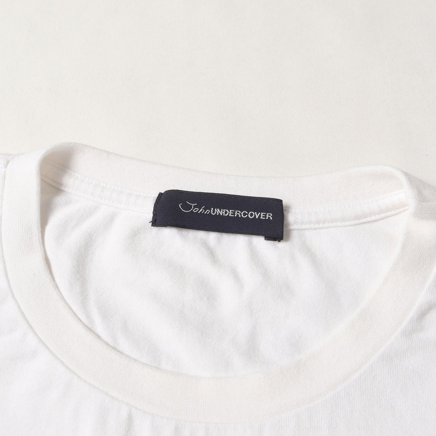 JohnUNDERCOVER グラフィック切替し クルーネック Tシャツ