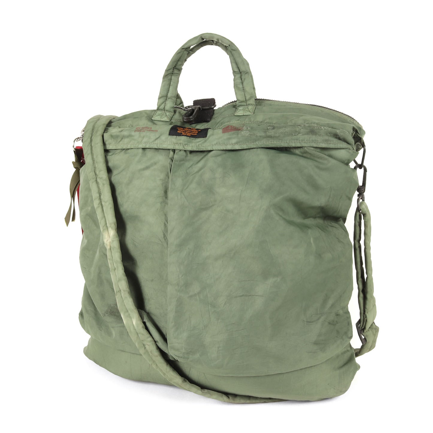 ×Slam Jam ×ALPHA ヴィンテージ加工 ヘルメットバッグ