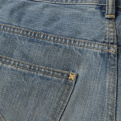 NOMADSパッチ付き ダメージ加工 デニムパンツ