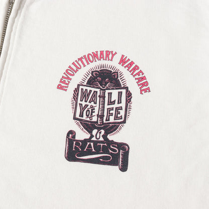 グラフィックプリント ジップ スウェット(ZIP UP TRIM SWEAT)