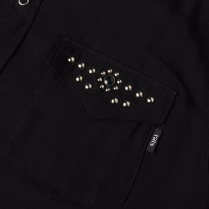 21AW スタッズ付き レーヨン スナップボタンシャツ(STUDS RAYON SHIRT)
