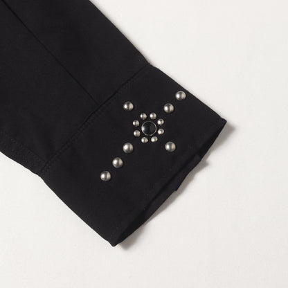 21AW スタッズ付き レーヨン スナップボタンシャツ(STUDS RAYON SHIRT)