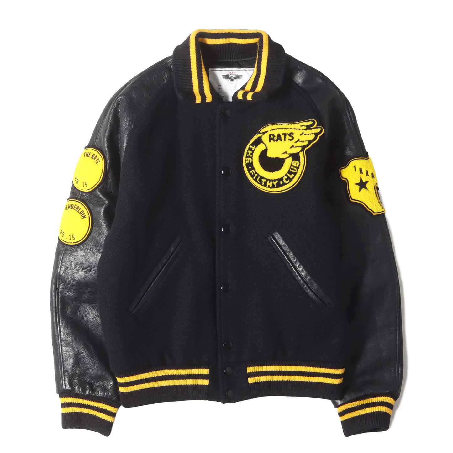 ×TENDERLOIN 10周年記念 袖レザー メルトン アワードジャケット / スタジャン(AWARD JKT)