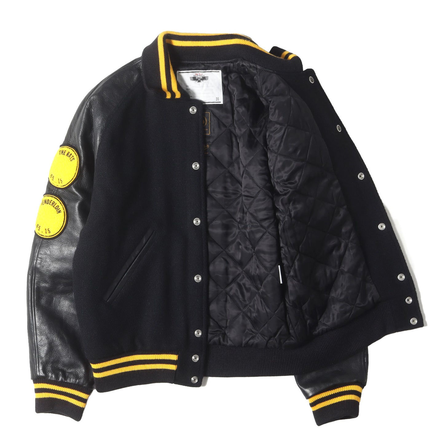 ×TENDERLOIN 10周年記念 袖レザー メルトン アワードジャケット / スタジャン(AWARD JKT)