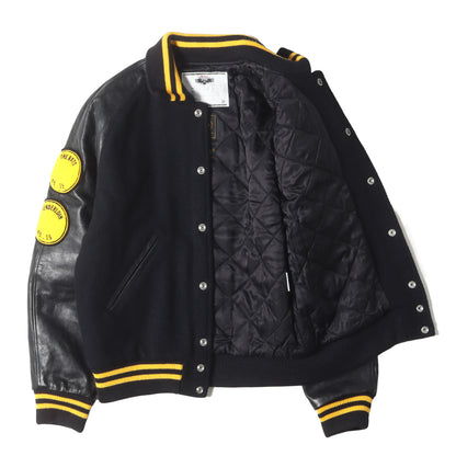 ×TENDERLOIN 10周年記念 袖レザー メルトン アワードジャケット / スタジャン(AWARD JKT)