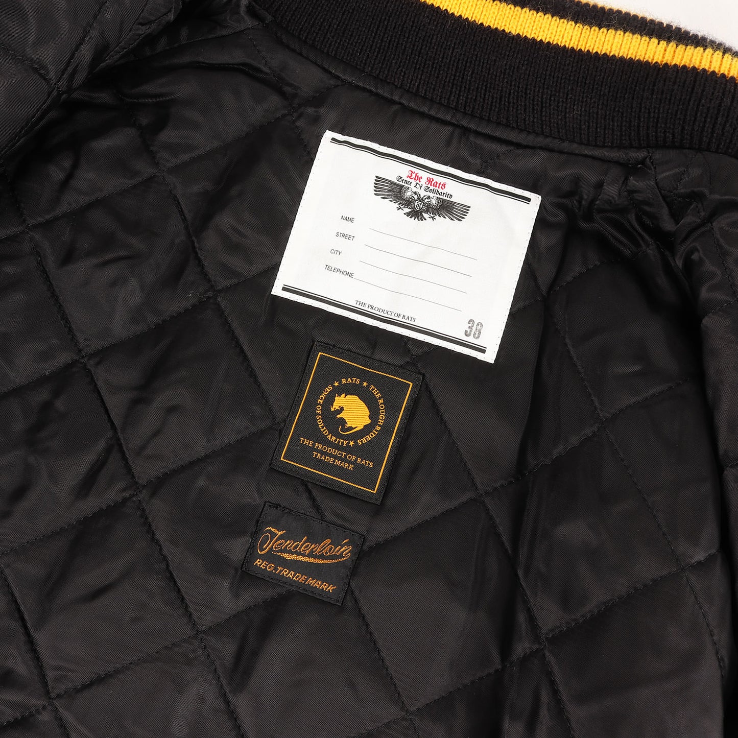 ×TENDERLOIN 10周年記念 袖レザー メルトン アワードジャケット / スタジャン(AWARD JKT)