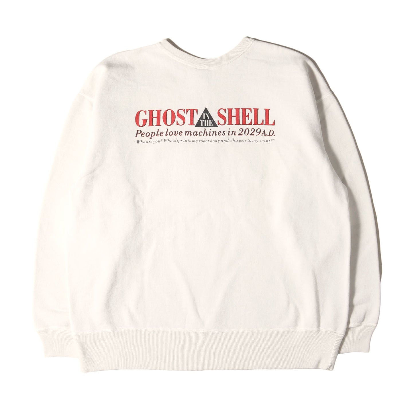 25SS ×GHOST IN THE SHELL / 攻殻機動隊 ヴィンテージ加工 スウェット(GS_CRW-N SWT)