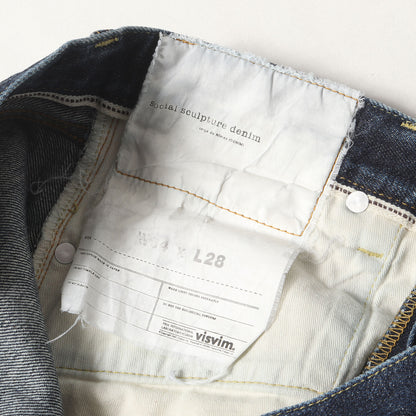 アンクルカット 赤耳 デニムパンツ(SOCIAL SCULPTURE DENIM 10R 10 RED EDGE)