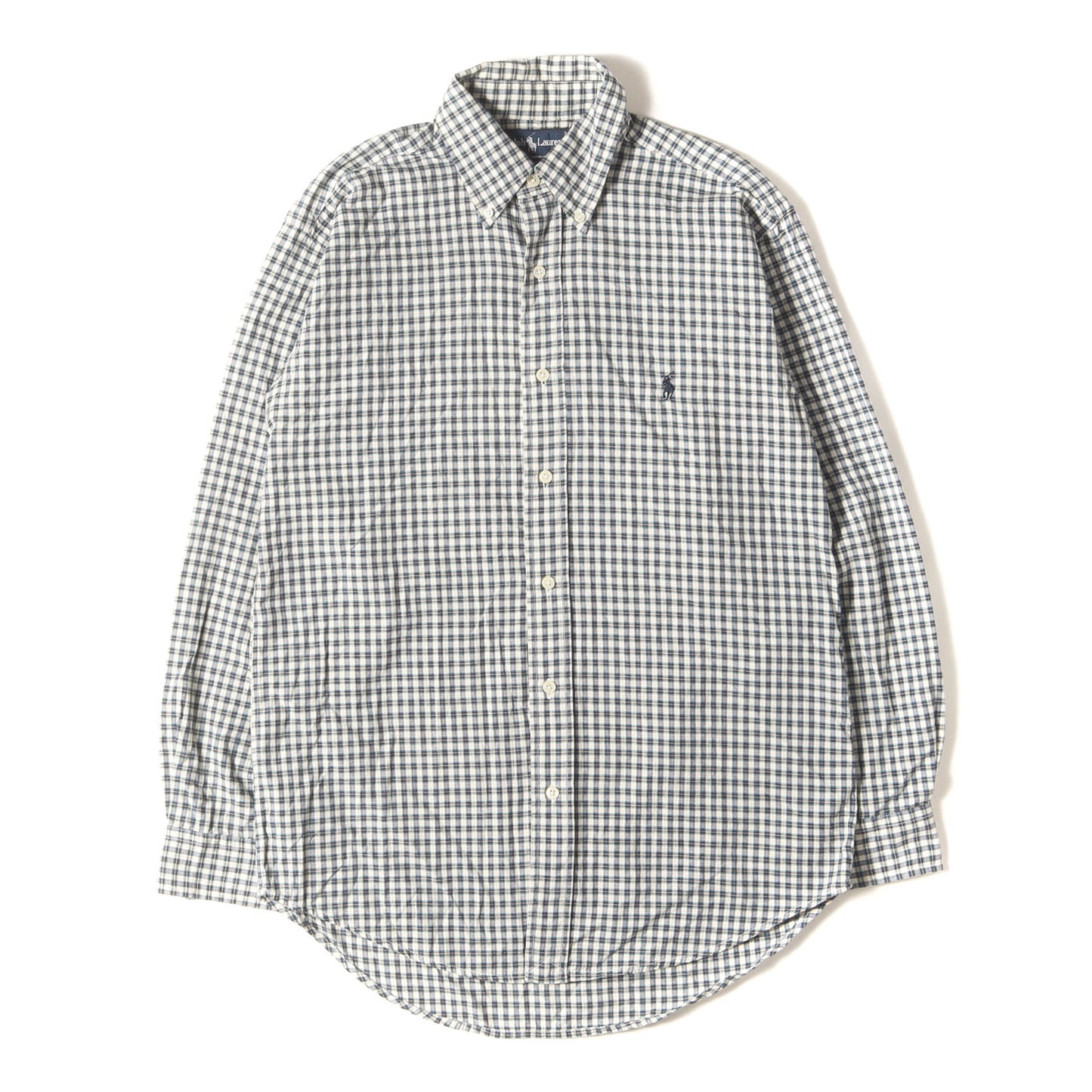 90s BLAIRE チェック ボタンダウンシャツ