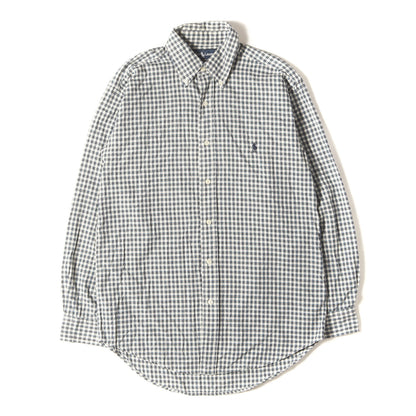 90s BLAIRE チェック ボタンダウンシャツ