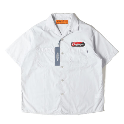 25SS パッチ付き オープンカラー ワーク 半袖シャツ(S/S PATCHED WORK SHIRT)