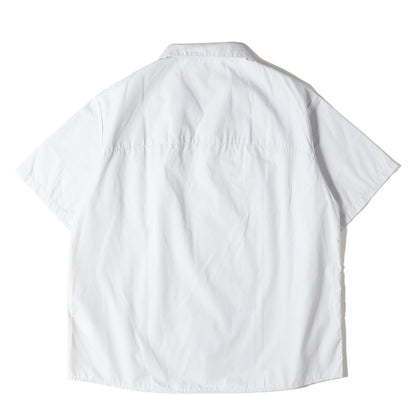 25SS パッチ付き オープンカラー ワーク 半袖シャツ(S/S PATCHED WORK SHIRT)