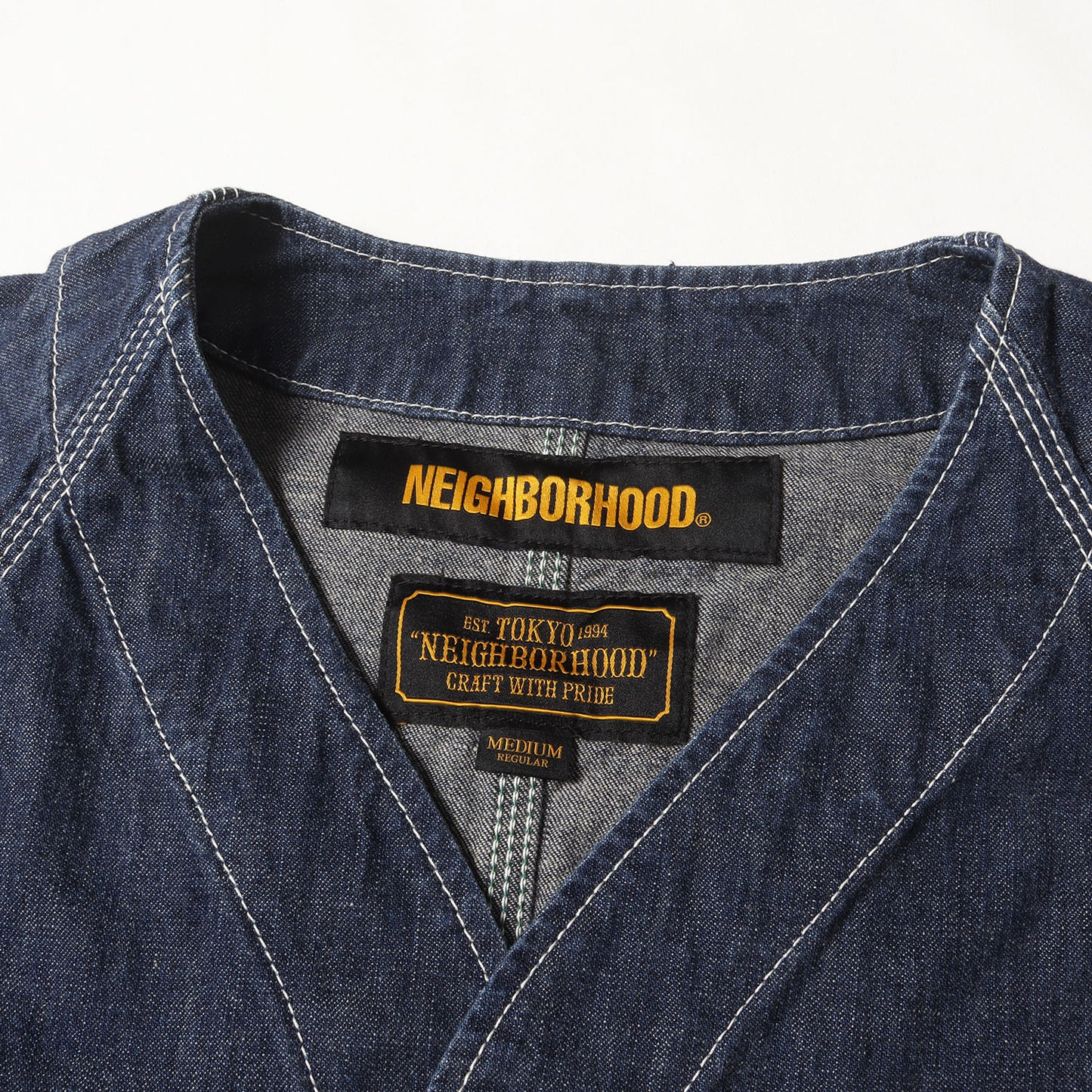 ノーカラー デニム カバーオール / ジャケット(GOVERNOR / C-JKT)