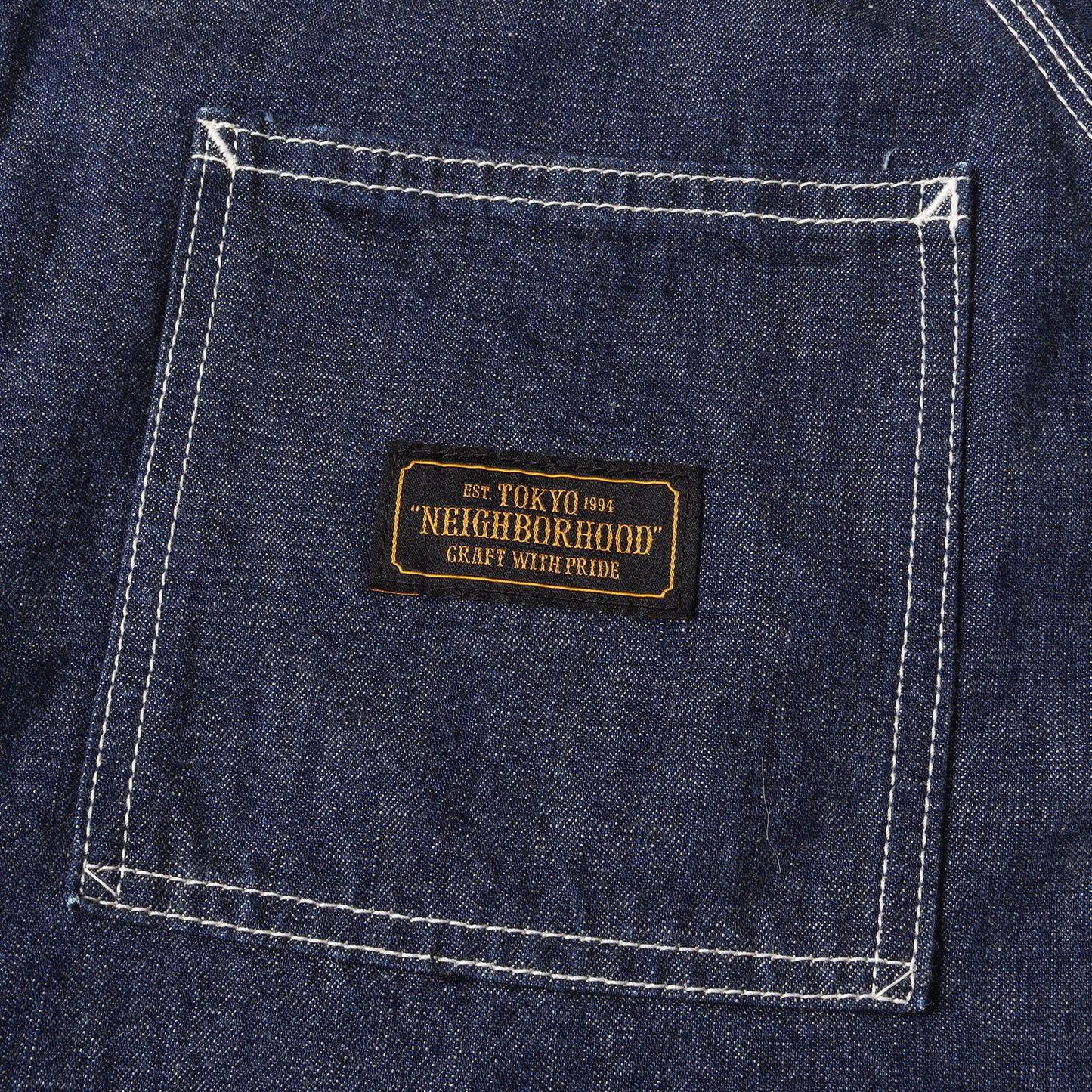 ノーカラー デニム カバーオール / ジャケット(GOVERNOR / C-JKT)