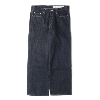 25SS ディープ ワイド リジッド デニムパンツ(RIGID DENIM DP WIDE PANTS)