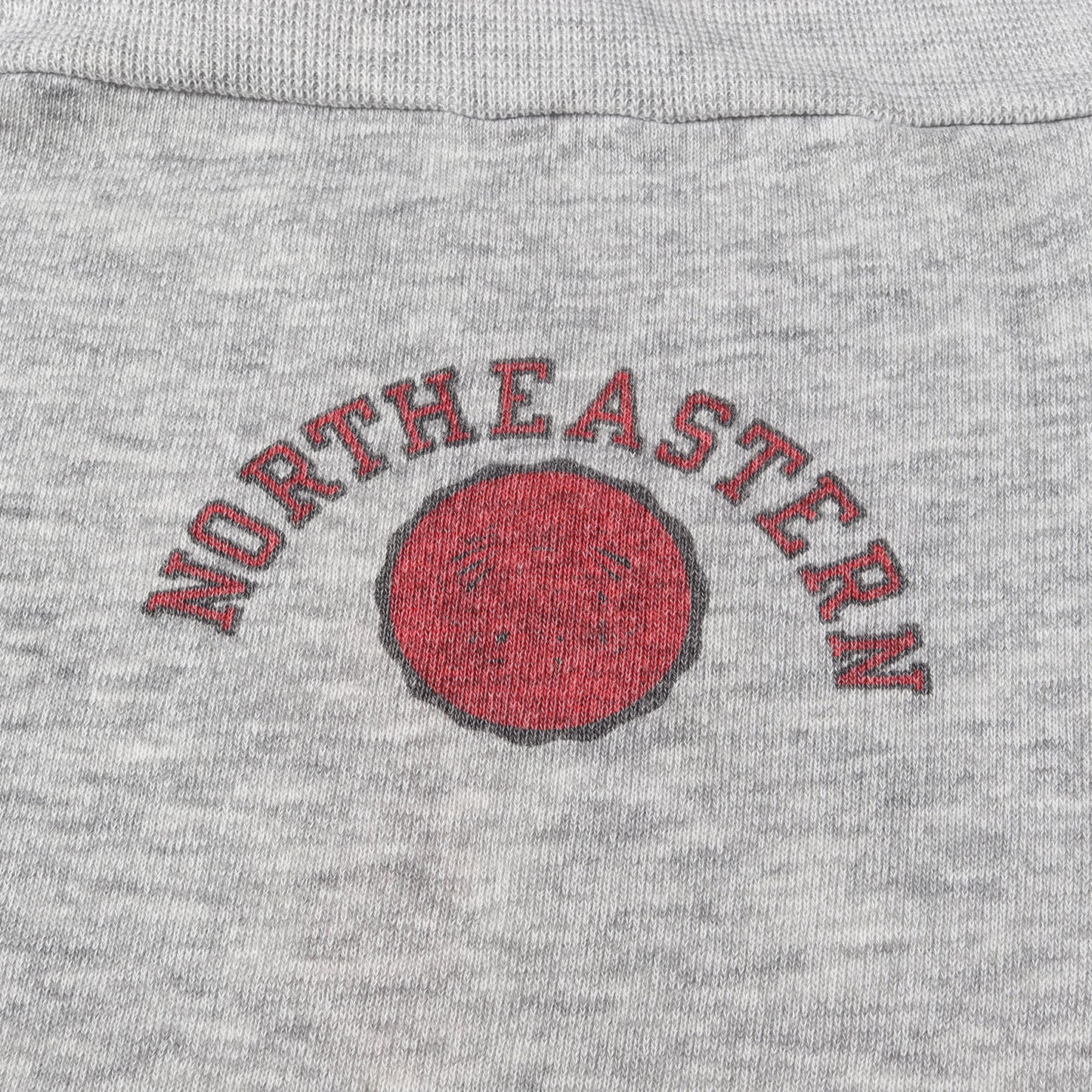 80s トリコタグ カレッジ 染み込みプリント スウェットパンツ (ノースイースタン大学モデル)