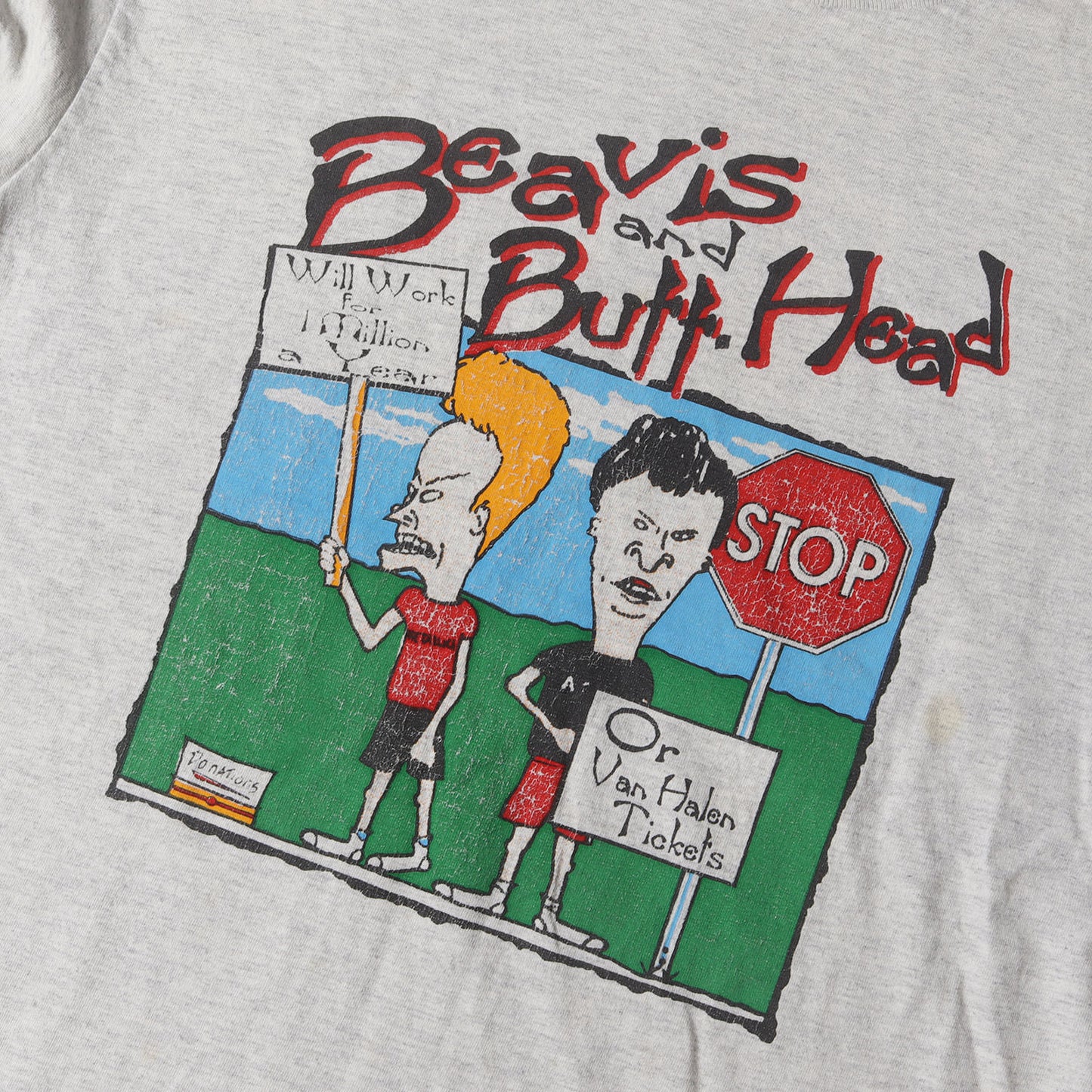 90s Beavis and Butt-Head プリント Tシャツ(SALEMボディ / USA製)