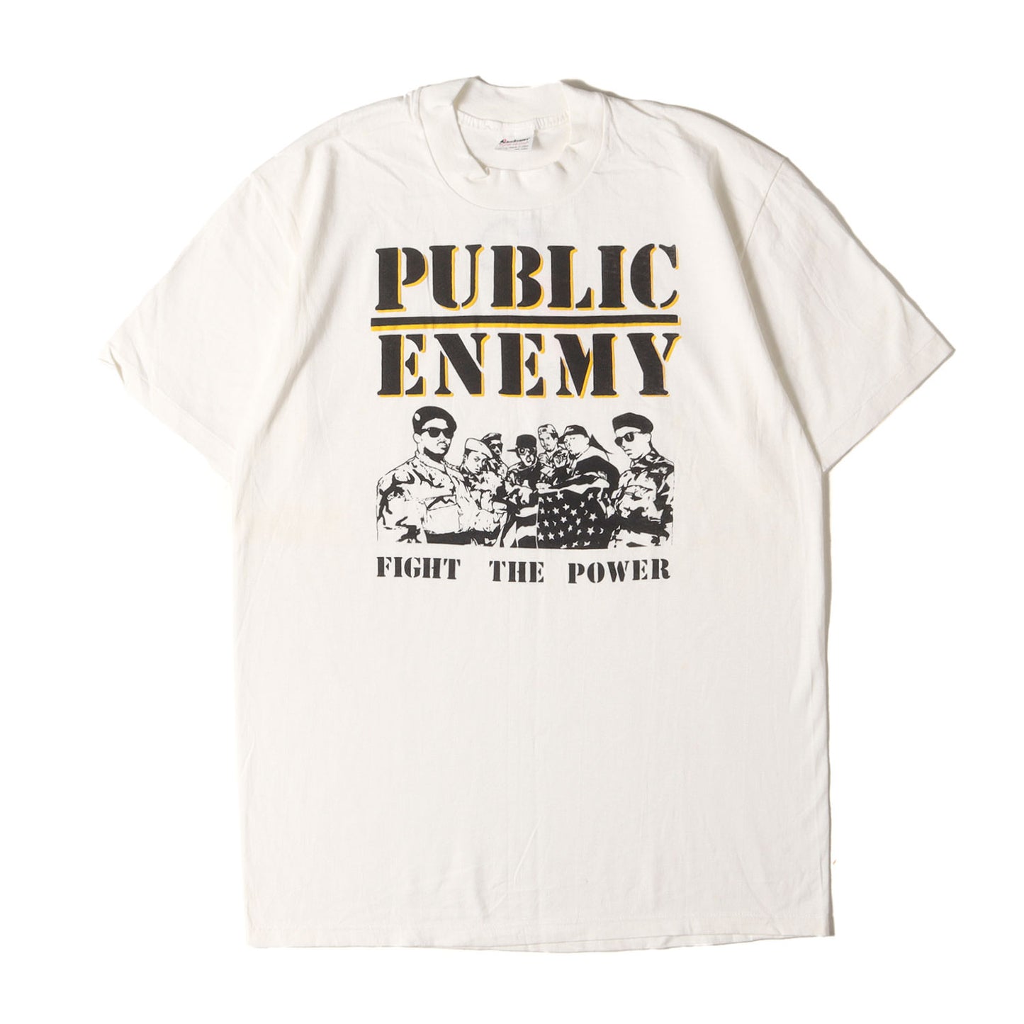 90s PUBLIC ENEMY FIGHT THE POWER Tシャツ(デッドストック / Stedmanボディ / USA製)
