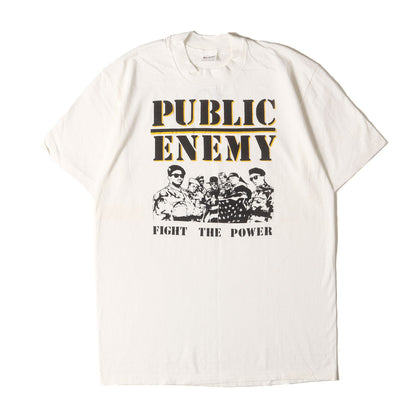 90s PUBLIC ENEMY FIGHT THE POWER Tシャツ(デッドストック / Stedmanボディ / USA製)