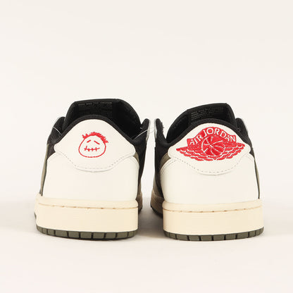×Travis Scott WMNS AIR JORDAN 1 LOW OG SP MEDIUM OLIVE (DZ4137-106)